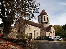 The church of Saint-Hilaire, in Saint-Hilaire-les-Places