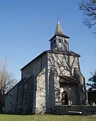 The church of Saint-Martial, in Saint-Martial-le-Mont