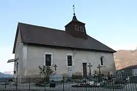 The 17th-century church of Saint-Martin