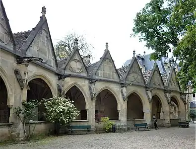 Cloister, former Ossuary or Charnel House (15th c.)