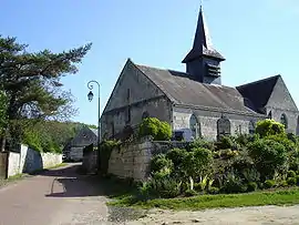 The church in Caisnes