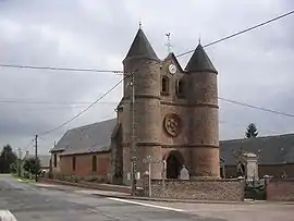 The fortress church of Monceau-sur-Oise