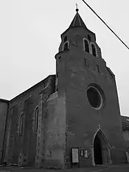 The church in Sainte-Livrade