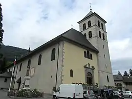 The church in Sallanches