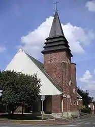 The church of La Vallée-au-Blé