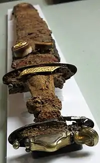 Frankish sword discovered in Saint-Dizier