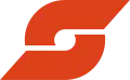 ÖBB's second logo consists of a stylized "O" symbol with extending arrows. Within Austria it was nicknamed the "Pflatsch [de]" (lit. spatter, spot), and was officially used from 1974 to 2004, although some stations and vehicles used it up to the mid-late 2010s. It continued to be used when ÖBB's current logo was introduced in 1998.
