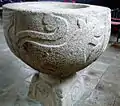 Engravings on the baptismal font