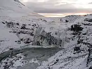 The Þórufoss in Winter