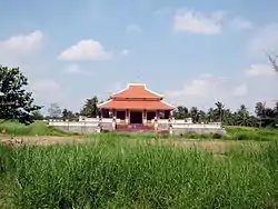 Uncle Ho Temple in Den Den hamlet. The temple was built in 1970 and has been restored.