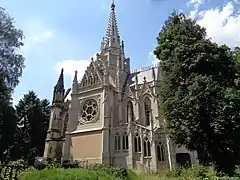 Karol Scheibler's Chapel in Łódź (by Edward Lilpop, Józef Pius Dziekoński, 1885–88)