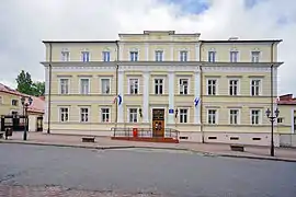 Main post office building in Łomża