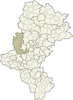 Location within Silesian Voivodeship