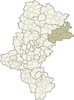 Location within Silesian Voivodeship