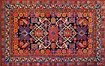 An Azerbaijani carpet from the Shirvan group from Bijo village, mid-19th century