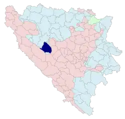 Location of Šipovo within Republika Srpska, Bosnia and Herzegovina