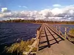 Širvėna lake footbridge
