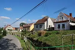 Houses by the Škvořetice Stream