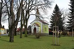 A park and chapel in Želeč