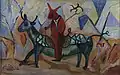 The Demon Rider, n. d.,oil on canvas, 36x57cm(MNMA, Jagodina)