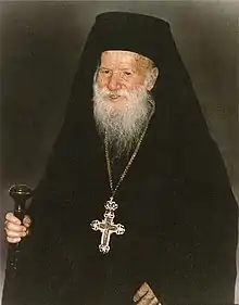 Saint Porphyrios in the attire of an Archimandrite