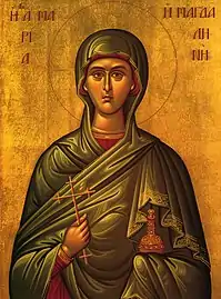 Holy Myrrh-bearer and Equal-to-the-Apostles Mary Magdalene.