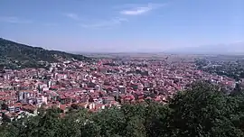 View of the city of Florina towards the NE