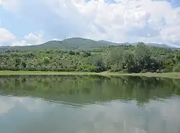 Krousia mount from the lake