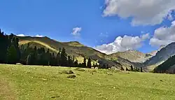 View from village Avadhara toward North.