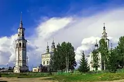 A church complex in Lalsk, Luzsky District