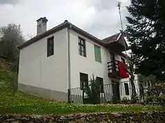 Modern house in the village