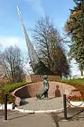 Tsiolkovsky monument in Borovsk