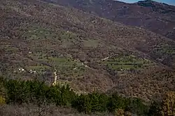 Panoramic view of the village Malotino
