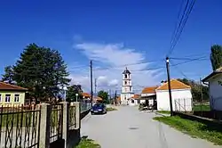 View of the center of the village