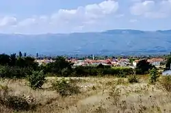 Panoramic view of the village