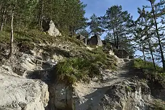 Rock formation near Dubrova village
