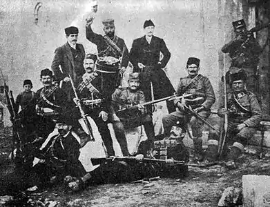 Mirko Đupić's unit, 1912