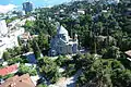 Aerial view of Yalta Church.