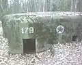 Pillbox 178. The number «179» was mistakenly added in the postwar period.