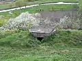 Machine gun nest type "Barbet"  №380 in an old rampart. Monument to history and technique