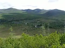 Intrigan River valley in Tenkinsky District