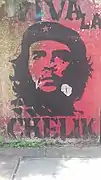 Che and Čelik pun graffiti