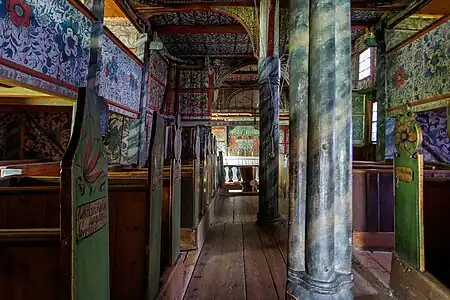 Uvdal Church interior