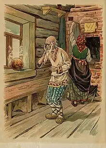  An illustration from the classic 1913 edition of the Kolobok Russian fairy-tale