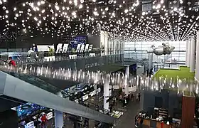 New terminal check-in zone interior