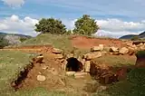 Entrance to the tomb