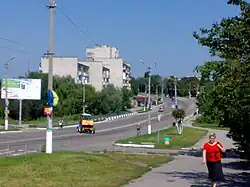 Central part of Myronivka