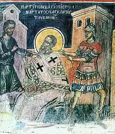 Martyrdom of St. Pancratius, Bishop of Taormina.