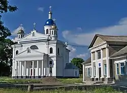 Orthodox church in Mizoch after renovation