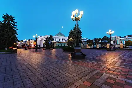 Verkhovna Rada building in 2017